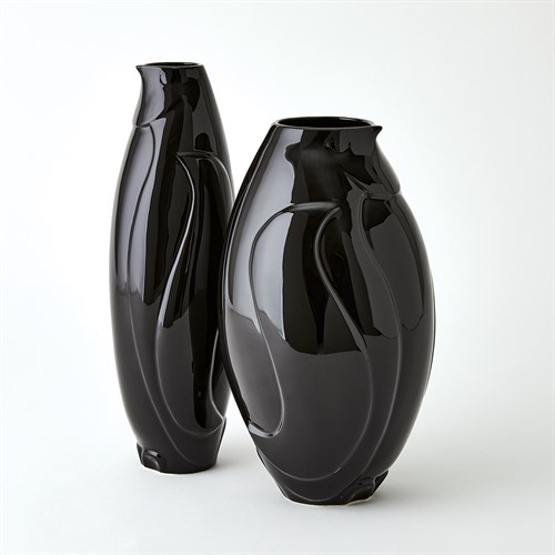 Penguin Vases-Black