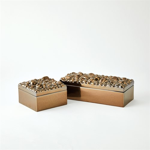 Pebbles Boxes-Bronze