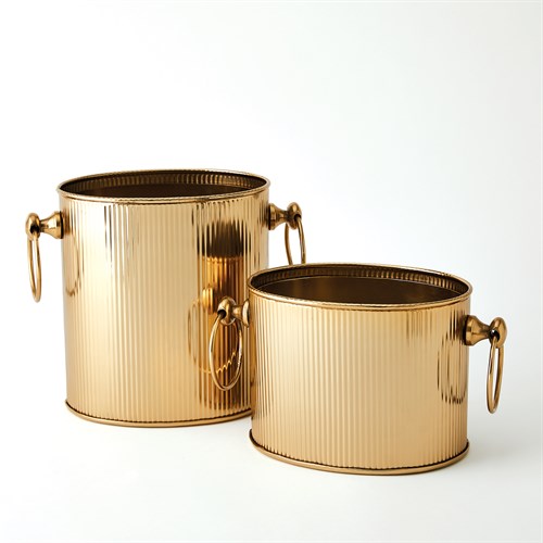 Winston Ice Bucket-Brass