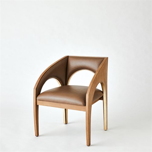 Arches Dining Chair-Nutmeg/Champagne