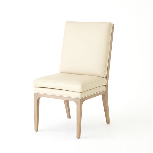 Abbott Dining Chair-Taupe Leather