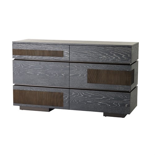 Brazil Dresser-Black Cerused Oak