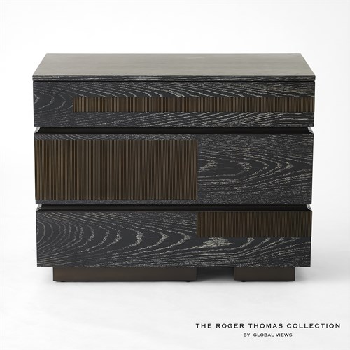 Brazil Chest-Black Cerused Oak