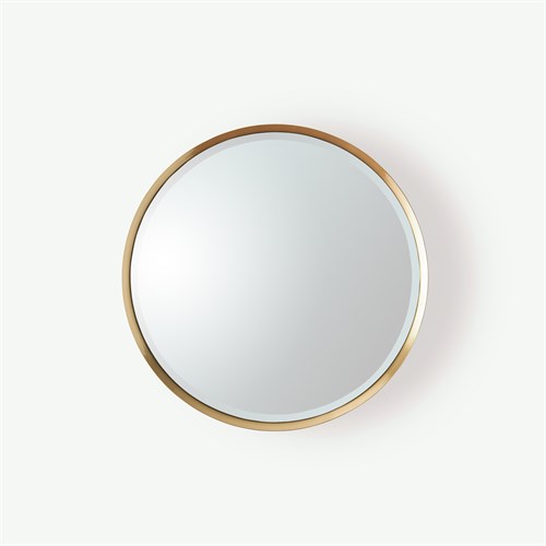 Hudson Mirror-Brass-Sm