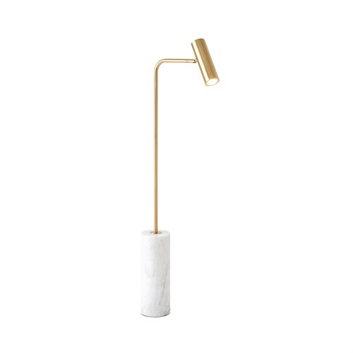 Spotlight Floor Lamp-Brass