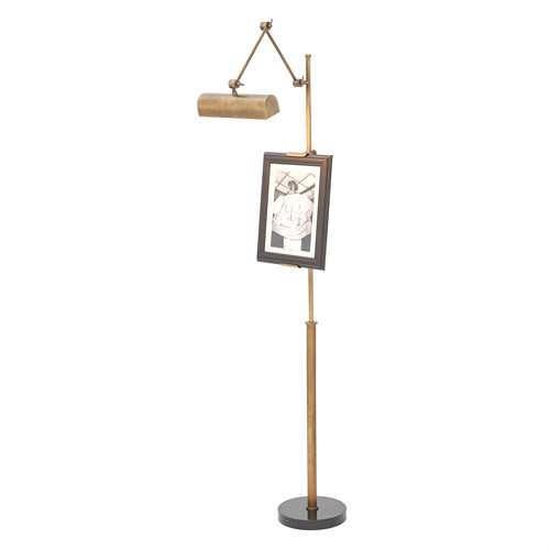 Display Floor Lamp-Brass