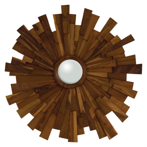 Industrial Wooden Mirror Industrial Wooden Mirror