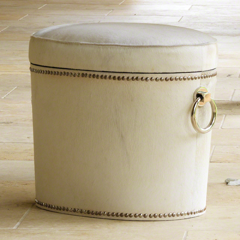 Challis Cowhide Ring Bench Challis Cowhide Ring Bench