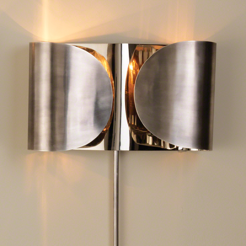 Folded Sconce-Antique Silver/Nickel Folded Sconce-Antique Silver/Nickel