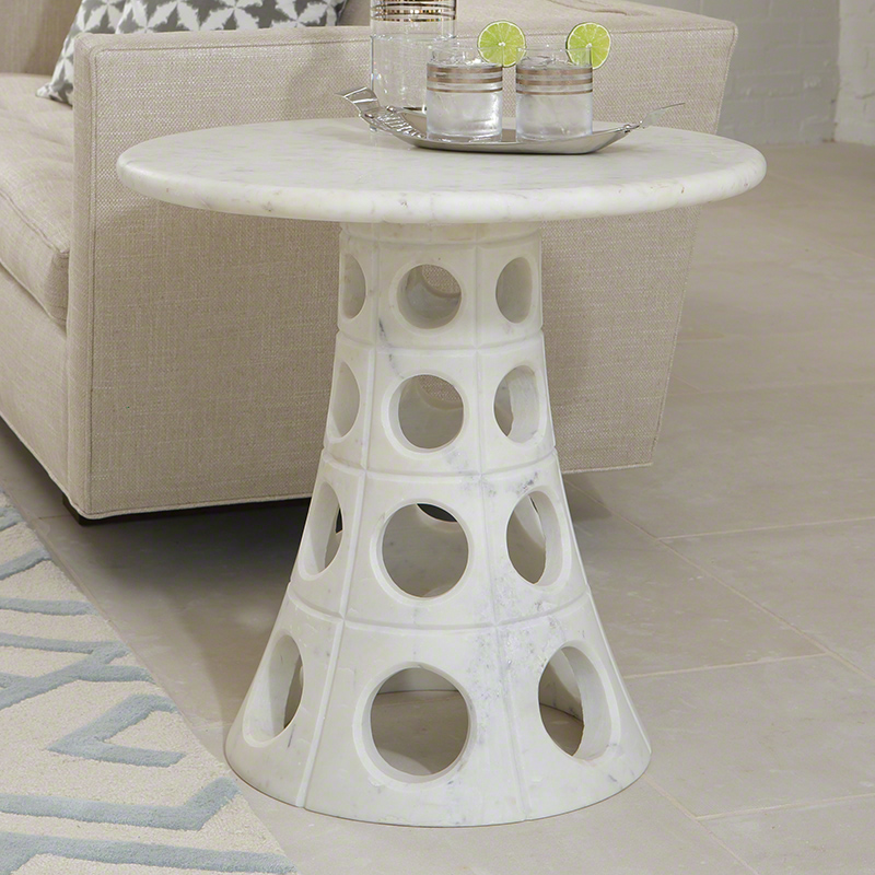 Taper Circle Side Table