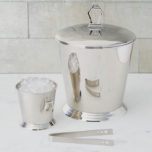 Bucket w/Lid-Nickel Bucket w/Lid-Nickel