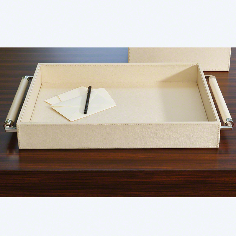 Double Handle Serving Tray-Ivory Double Handle Serving Tray-Ivory