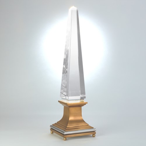 Illuminated Crystal Obelisk