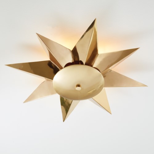 Klismos Ceiling Fixture-Brass Klismos Ceiling Fixture-Brass