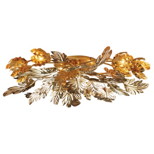 Dancing Leaves Ceiling Fixture-Brass Dancing Leaves Ceiling Fixture-Brass