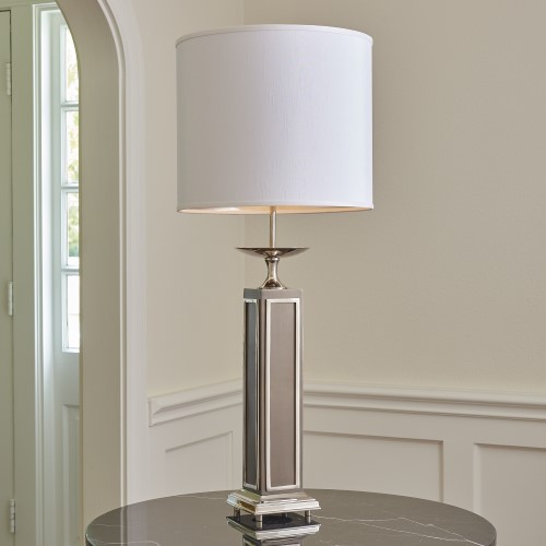 Greco Lamp-Nickel/Charcoal Greco Lamp-Nickel/Charcoal