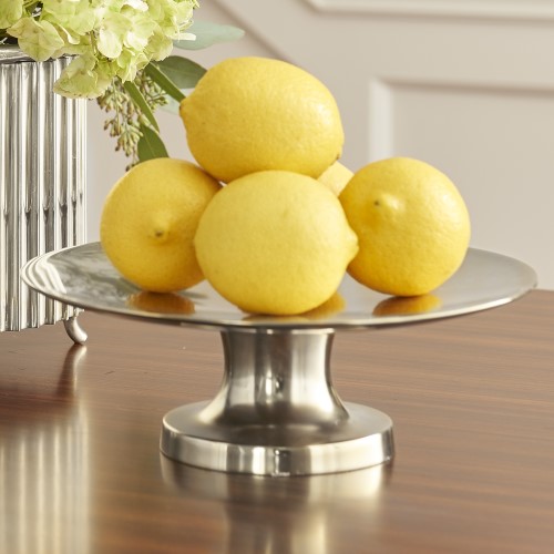 Round Compote-Nickel Round Compote-Nickel