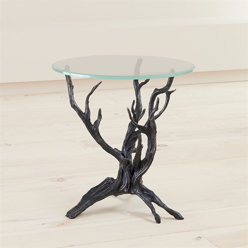 Monterey End Table-Natural Iron