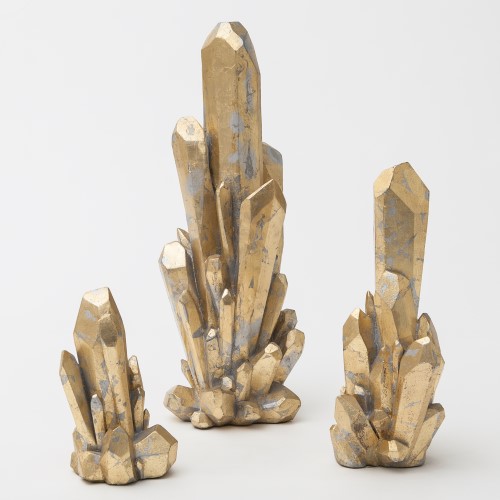 Facet Cluster-Gold Facet Cluster-Gold