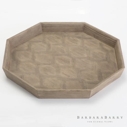 Parquet Tray-Larch Parquet Tray-Larch