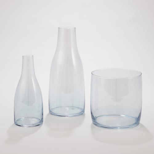 Aurora Vase-Cerulean-Round Aurora Vase-Cerulean-Round