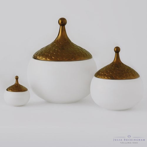 Teardrop Vase-Gilded Teardrop Vase-Gilded