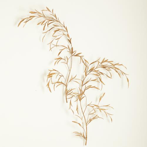 S/2 Weeping Willow Wall Decor-Gold Leaf