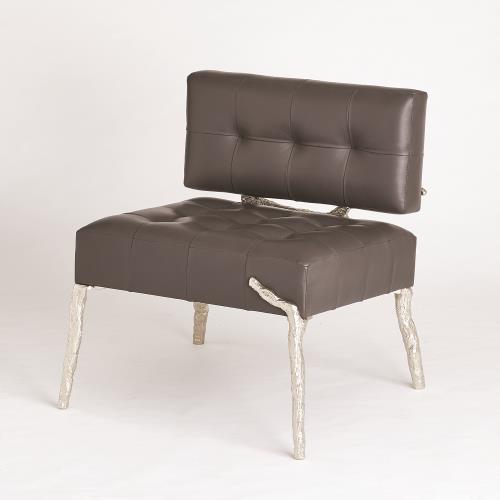 Bristol Branch Chair-Graphite Leather Bristol Branch Chair-Graphite Leather