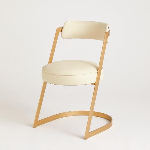 Geo Chair-Milk Leather Geo Chair-Milk Leather