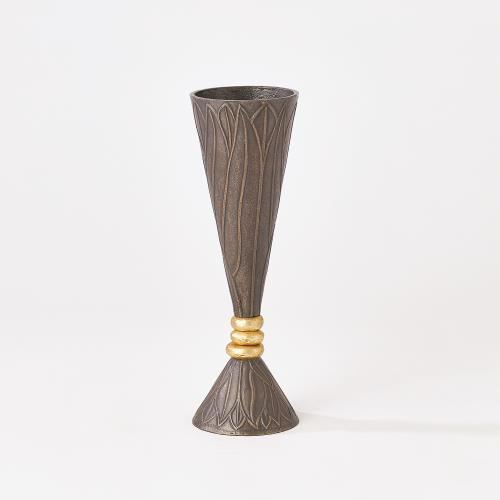 Leaf Vases-Bronze