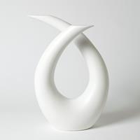 Loop Sculpture-Matte White